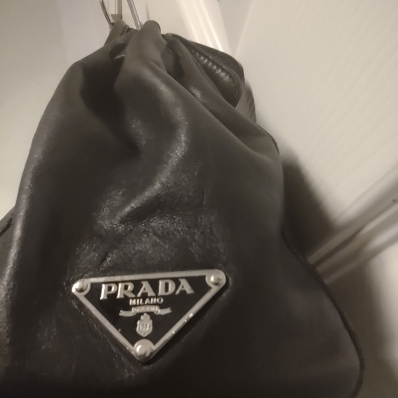 Prada Authentic  Leather Shoulder Bag - Picture 16 of 16